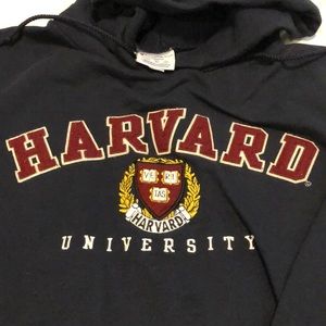 Harvard hoodie embroidered letters excellent cond.